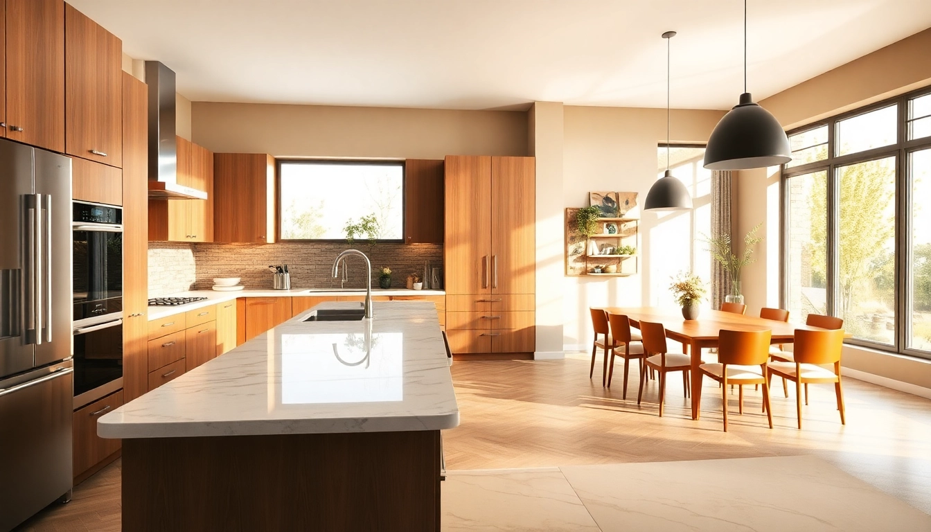 Enhance your space with kitchen remodelling manchester featuring modern elegance and natural light.