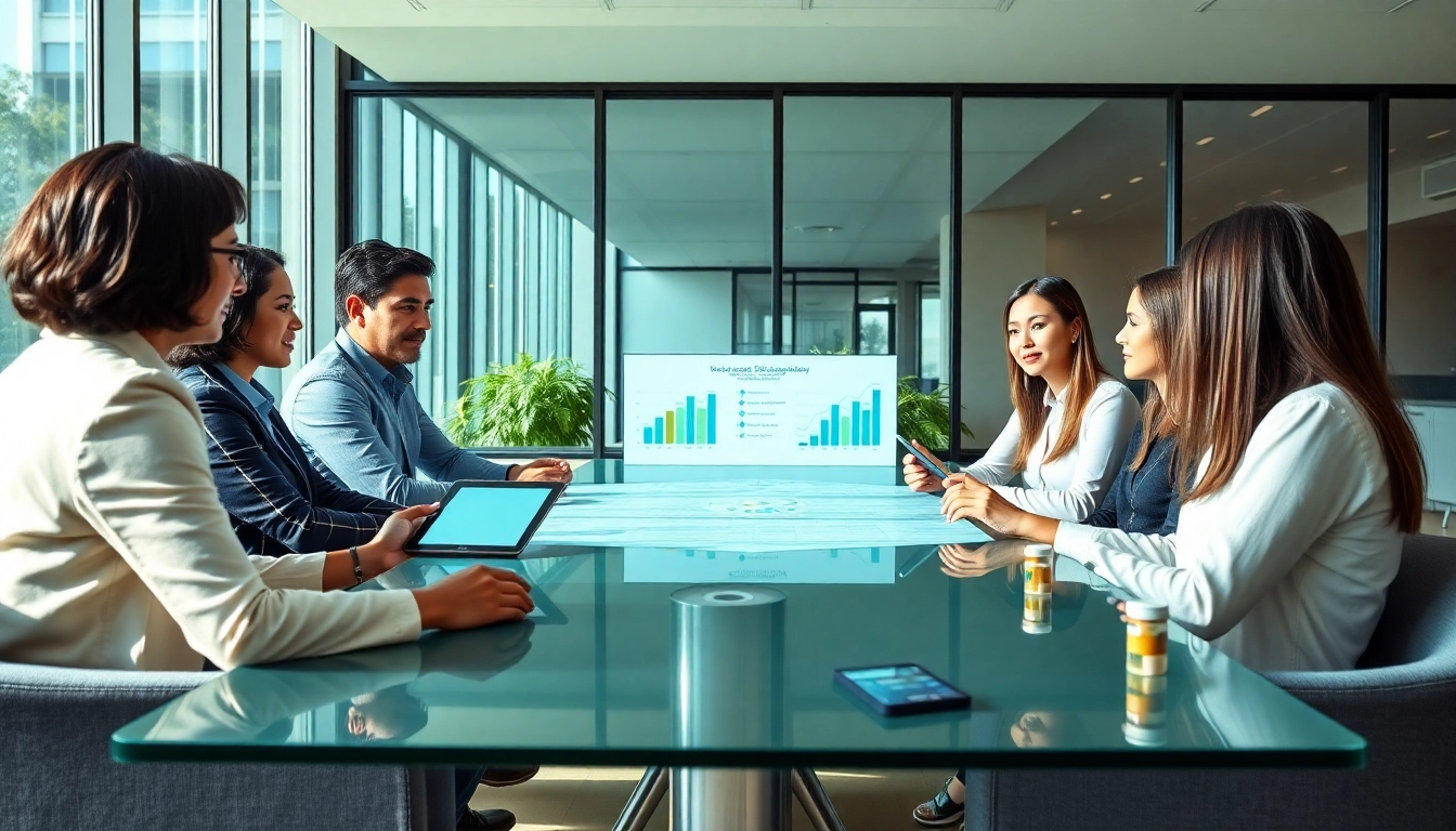 Engaging workforce development strategies in a collaborative office environment.
