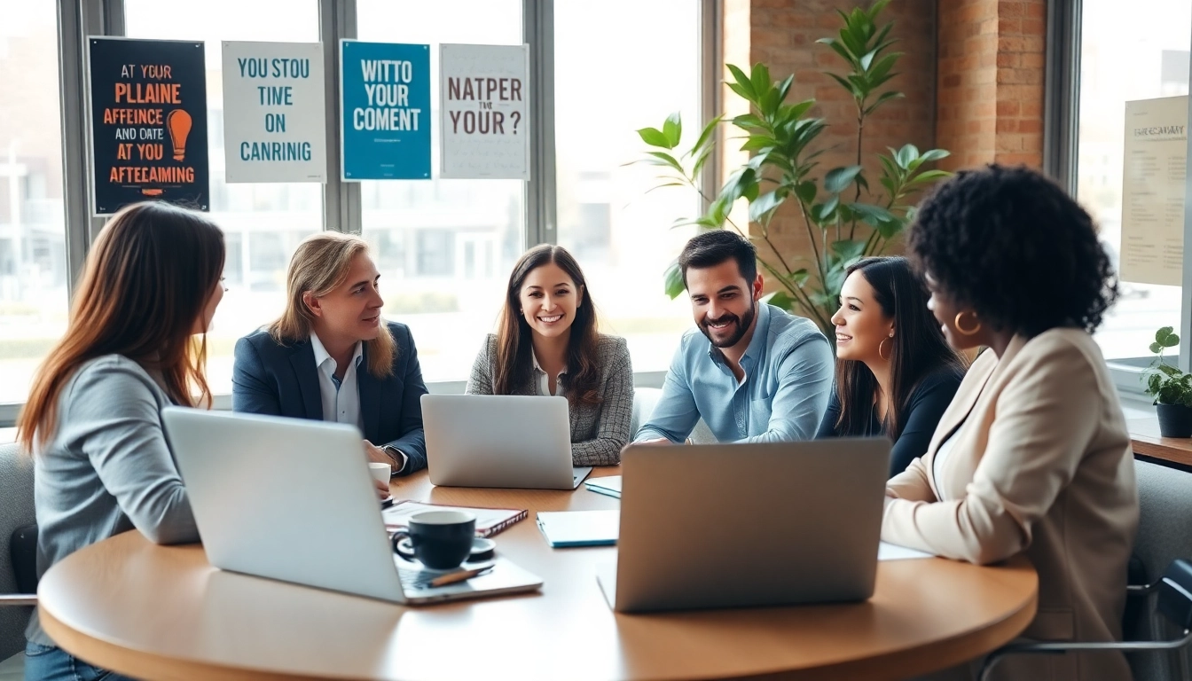 Engaged clients in a career coaching session led by a professional career coach.