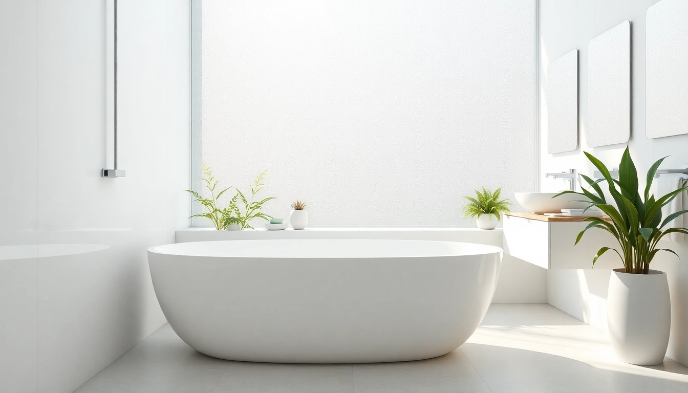 Die moderne sonni Duschkabine in einem eleganten Badezimmer mit natürlichem Licht.