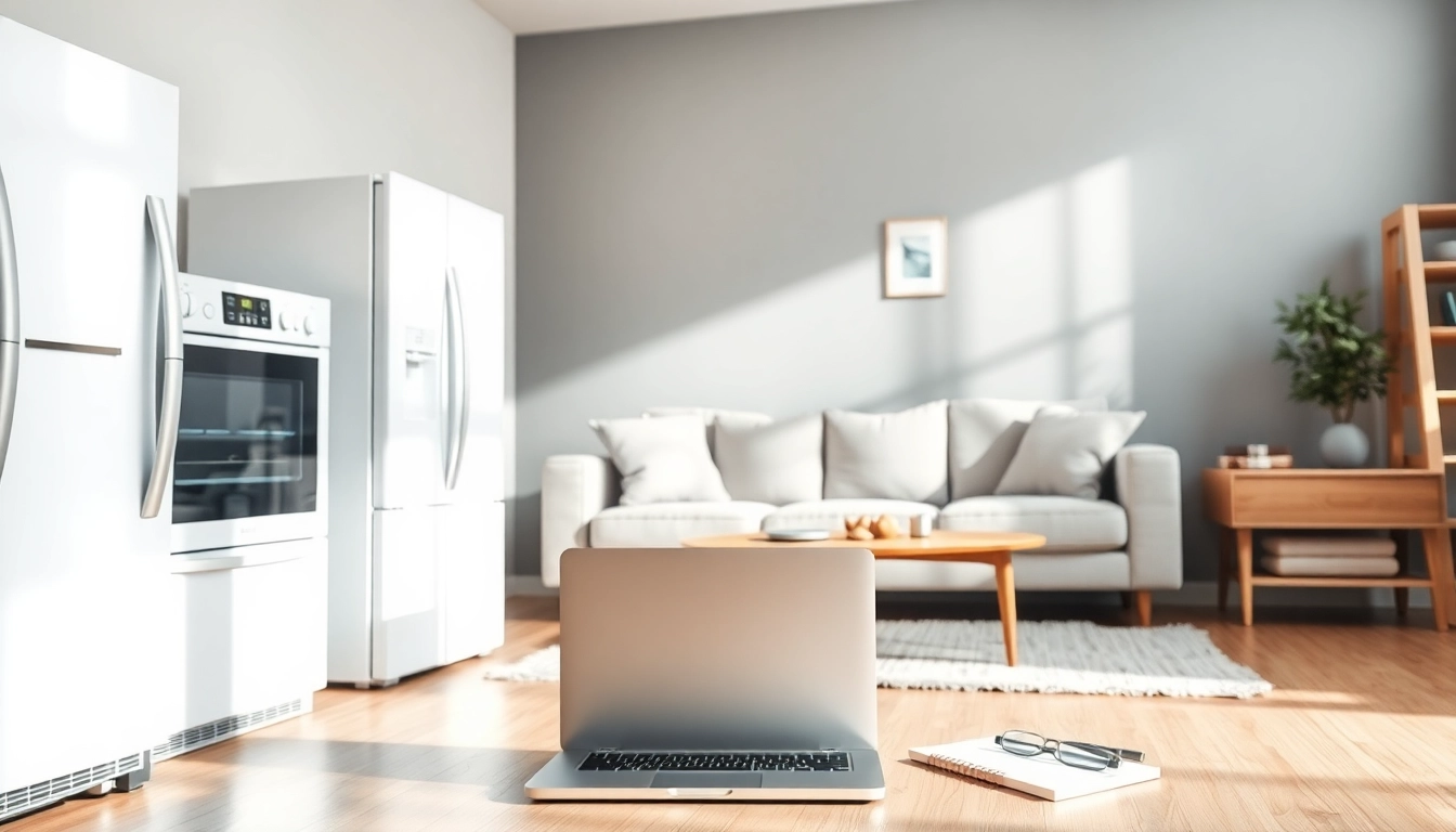 Showcase home systems and appliance warranty assurance in a welcoming living room setting.